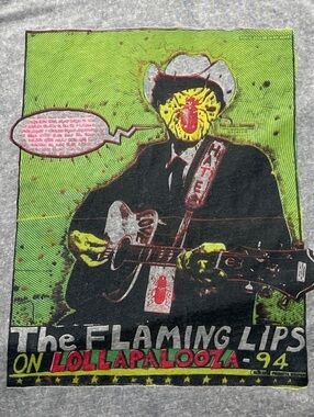 The Flaming Lips x Lollapalooza Preowned Large Tie Dye T-shirt